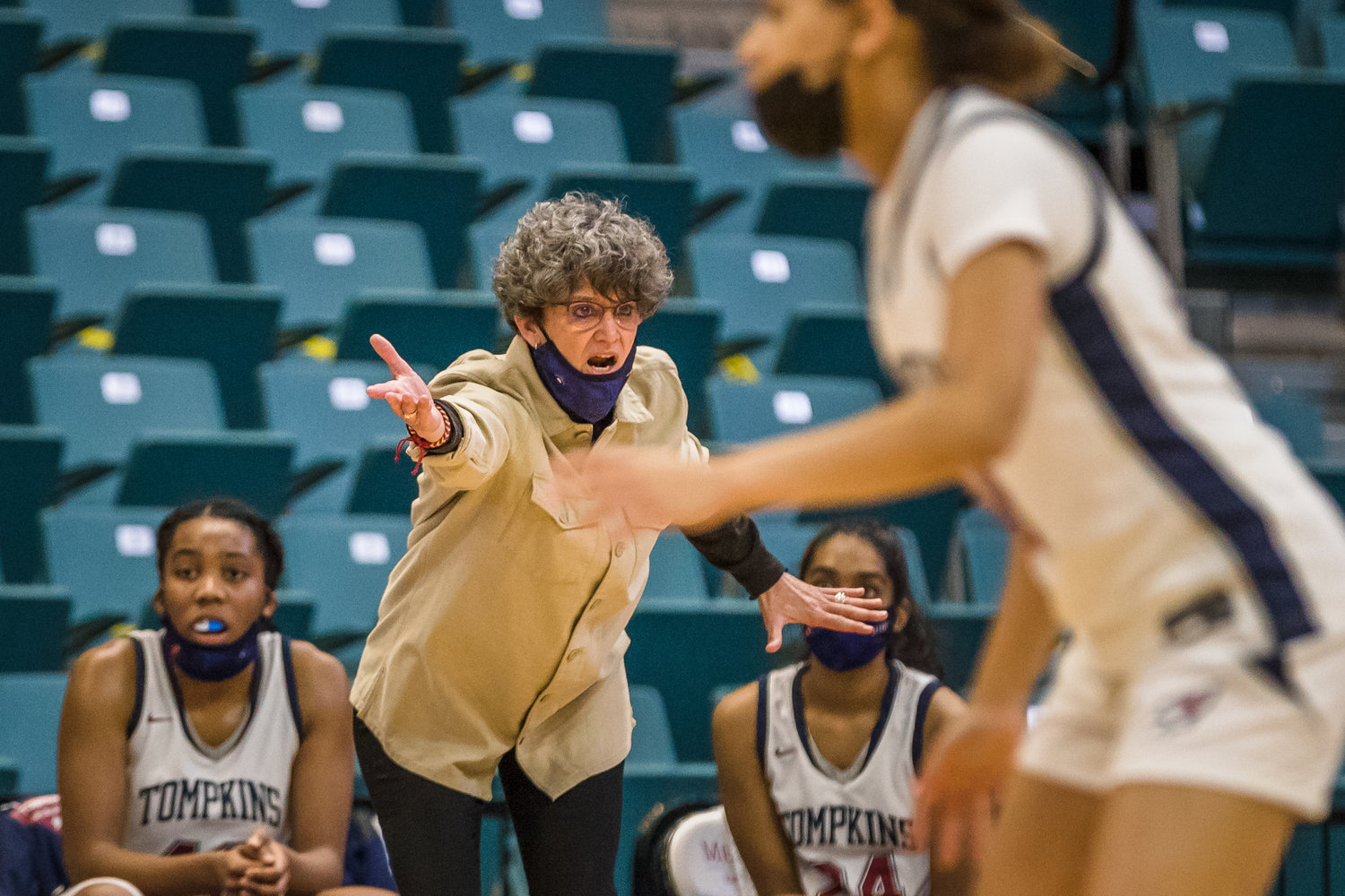 Tompkins’ Tamatha Ray was the District 19-6A girls basketball Coach of the Year this season.